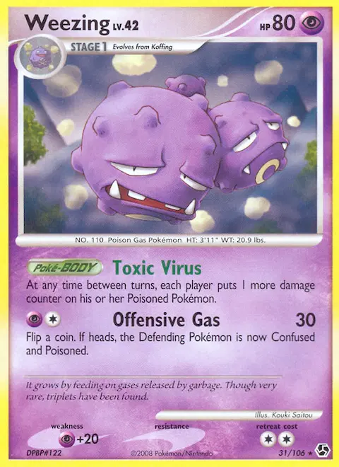 Weezing, Great Encounters 31/106
