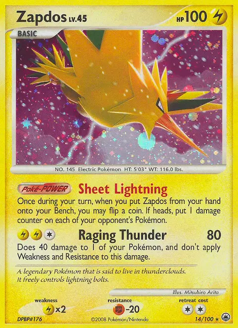 Zapdos, Majestic Dawn 14/100