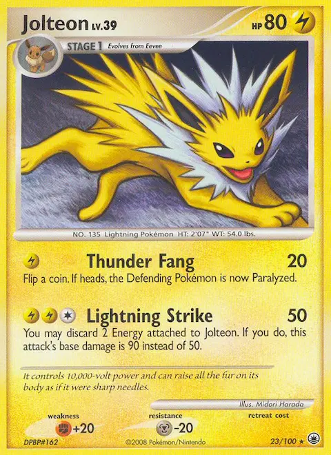 Jolteon, Majestic Dawn 23/100