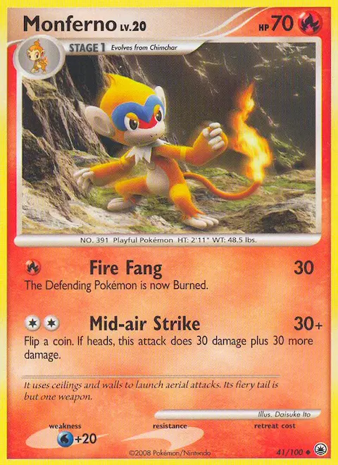 Monferno, Majestic Dawn 41/100