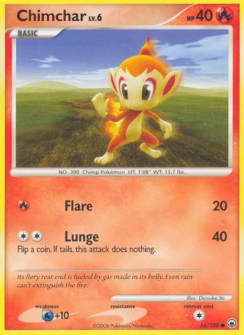 Chimchar, Majestic Dawn 56/100