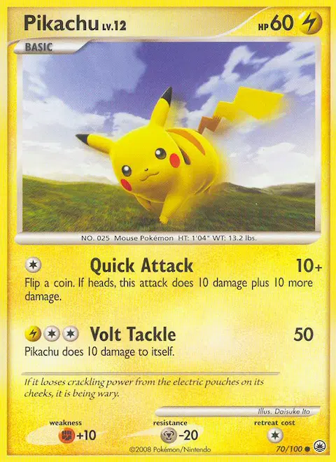 Pikachu, Majestic Dawn 70/100