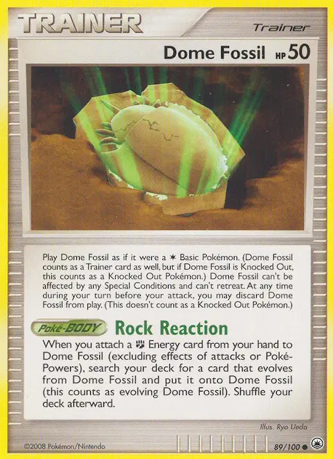 Dome Fossil, Majestic Dawn 89/100