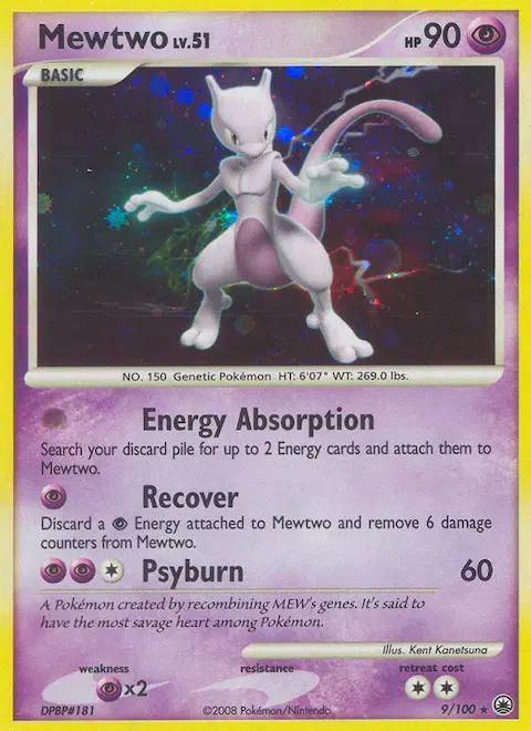Mewtwo, Majestic Dawn 9/100