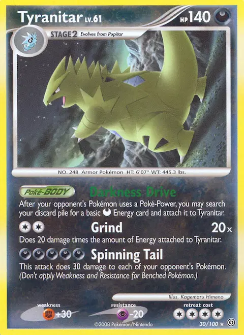 Tyranitar, Stormfront 30/100