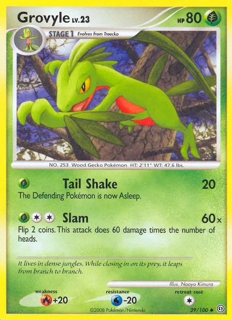 Grovyle, Stormfront 39/100