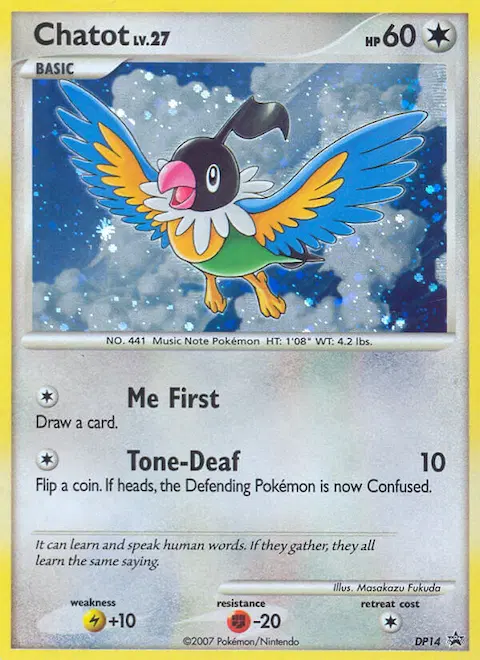 Chatot, DP Black Star Promos DP14