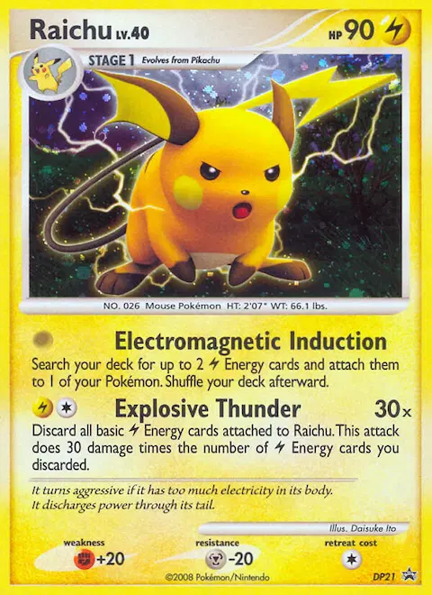 Raichu, DP Black Star Promos DP21