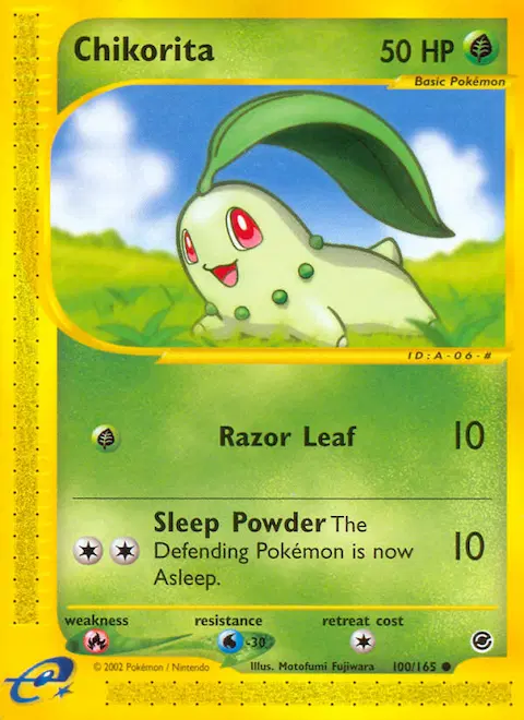 Chikorita, Expedition Base Set 100/165