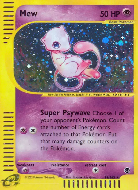 Mew, Expedition Base Set 19/165