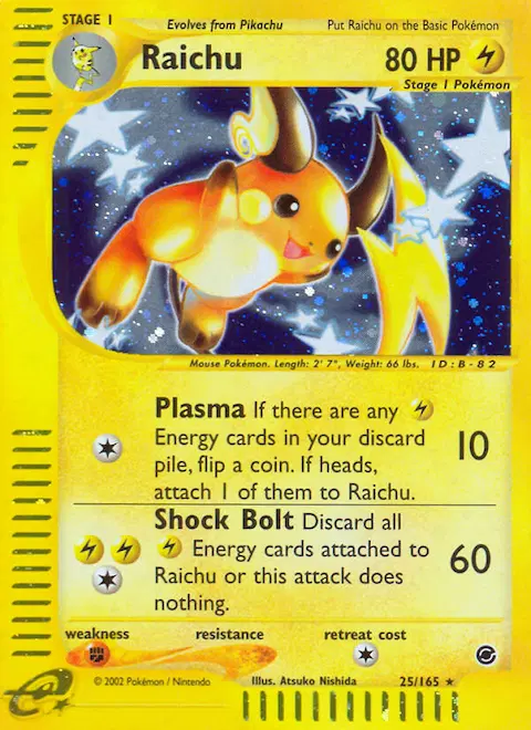 Raichu, Expedition Base Set 25/165