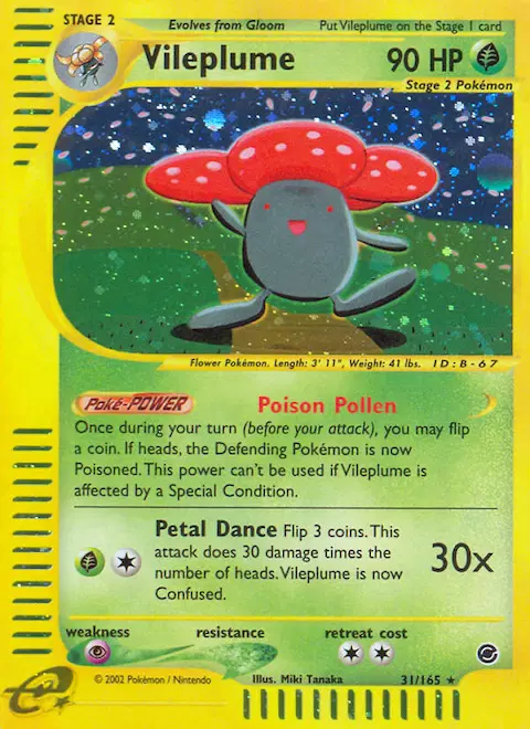 Vileplume, Expedition Base Set 31/165