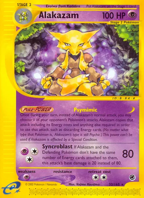 Alakazam, Expedition Base Set 33/165