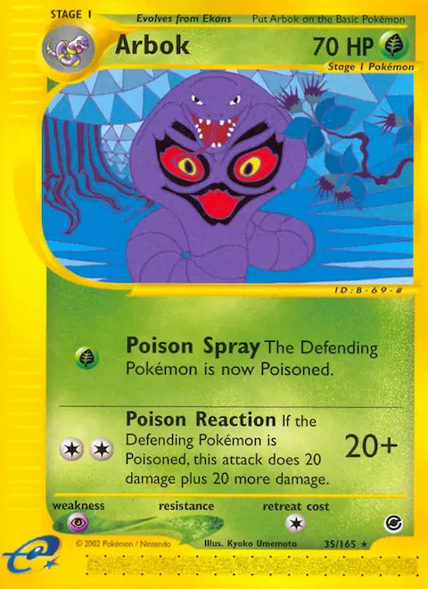 Arbok, Expedition Base Set 35/165