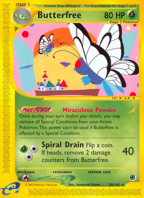 Butterfree, Expedition Base Set 38/165