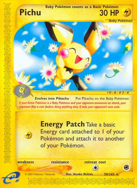 Pichu, Expedition Base Set 58/165