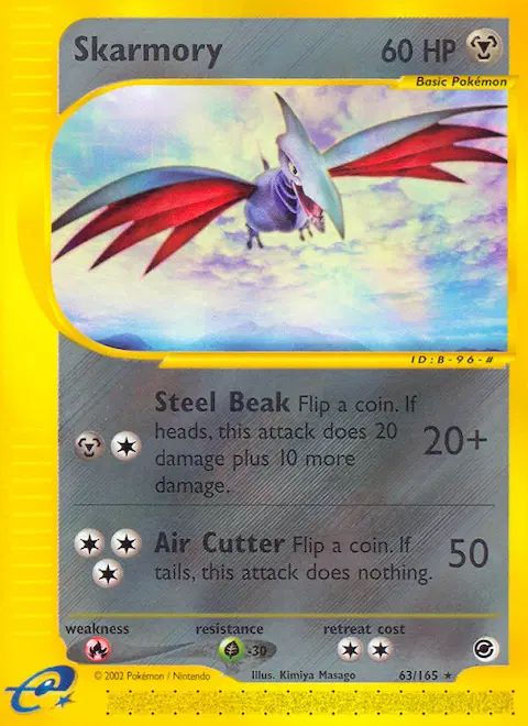 Skarmory, Expedition Base Set 63/165