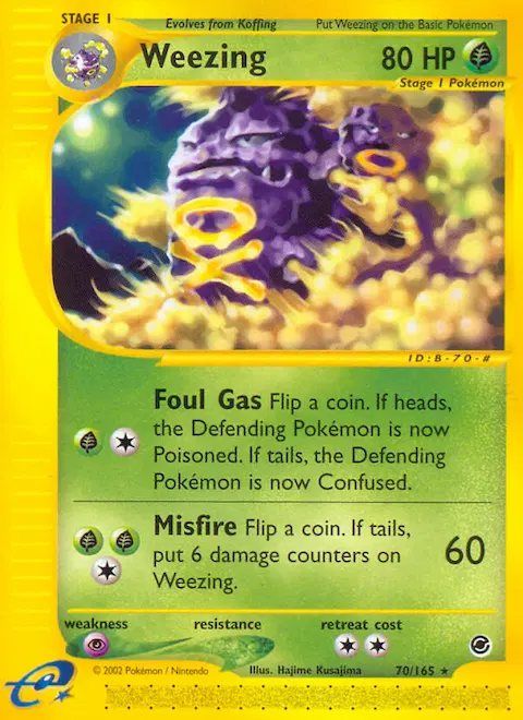 Weezing, Expedition Base Set 70/165