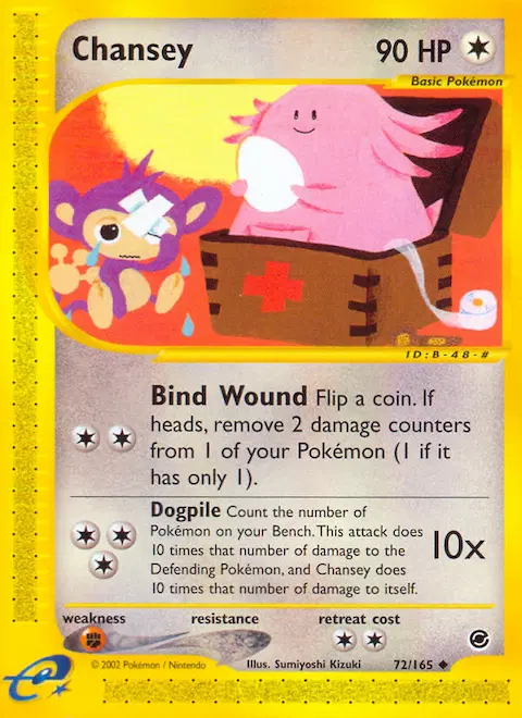 Chansey, Expedition Base Set 72/165