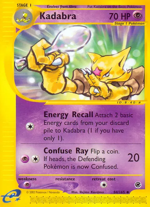 Kadabra, Expedition Base Set 84/165