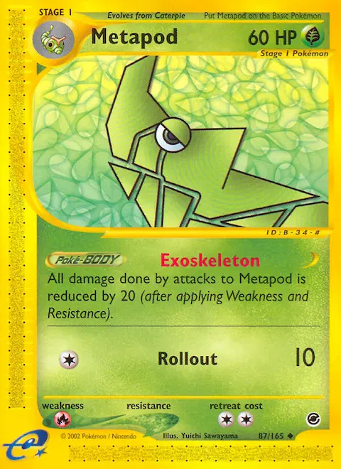 Metapod, Expedition Base Set 87/165