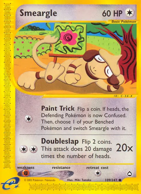 Smeargle, Aquapolis 109/147