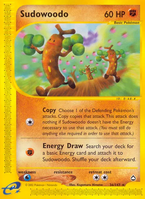 Sudowoodo, Aquapolis 36/147