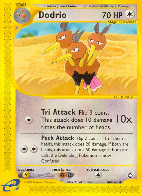 Dodrio, Aquapolis 46/147
