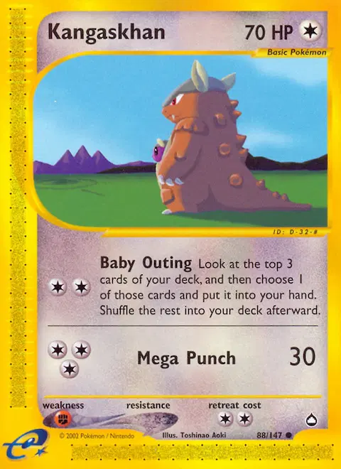 Kangaskhan, Aquapolis 88/147