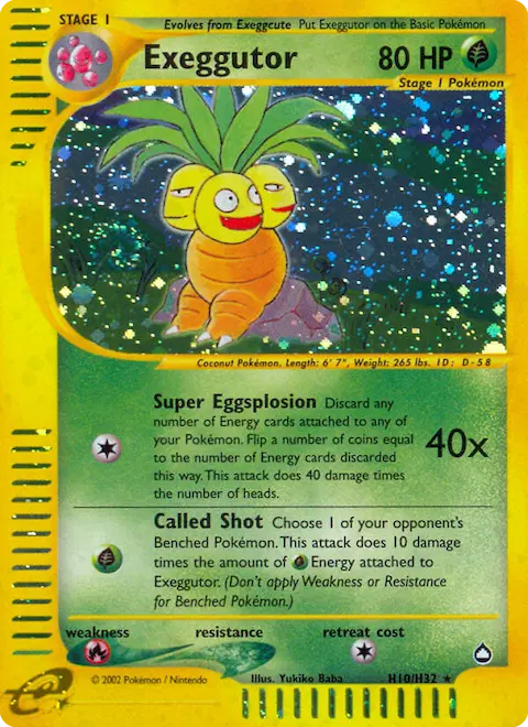 Exeggutor, Aquapolis H10