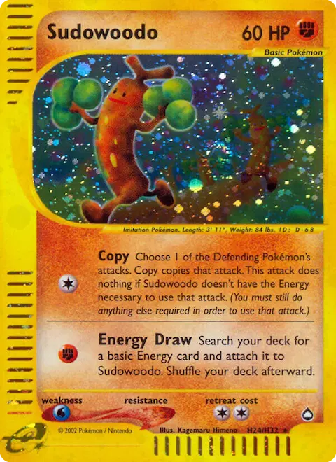 Sudowoodo, Aquapolis H24