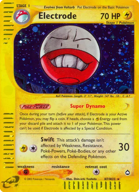 Electrode, Aquapolis H07