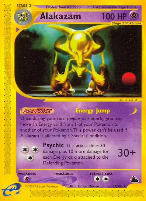 Alakazam, Skyridge 2/144