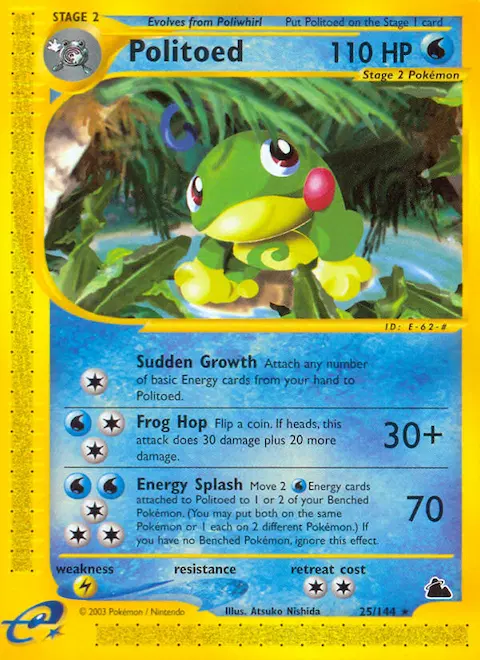 Politoed, Skyridge 25/144