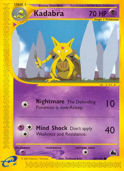 Kadabra, Skyridge 69/144
