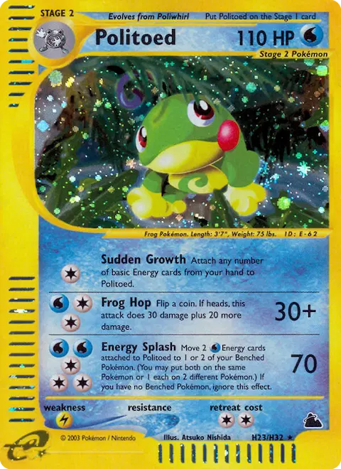 Politoed, Skyridge H23
