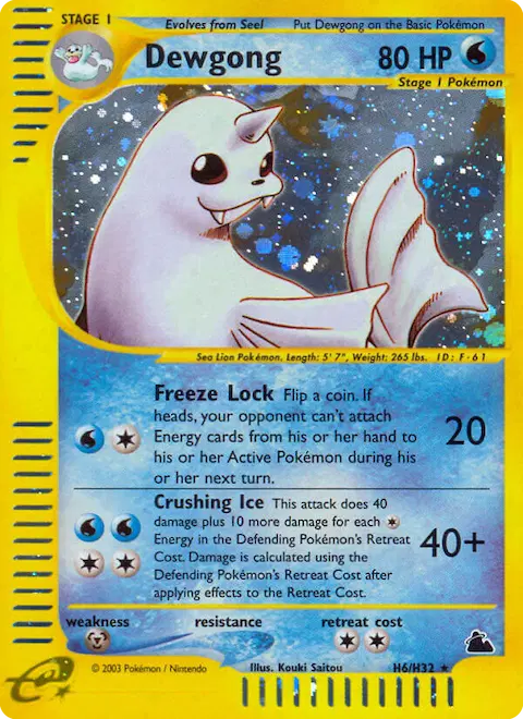 Dewgong, Skyridge H06