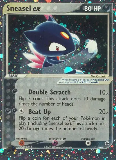 Sneasel ex, Ruby & Sapphire 103/109