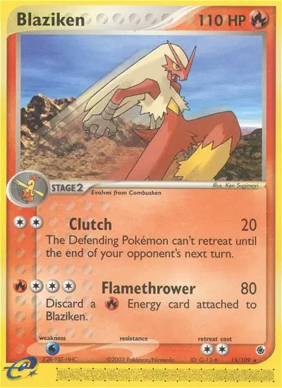 Blaziken, Ruby & Sapphire 15/109