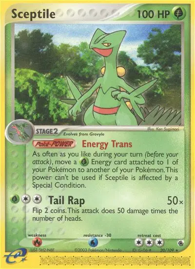 Sceptile, Ruby & Sapphire 20/109