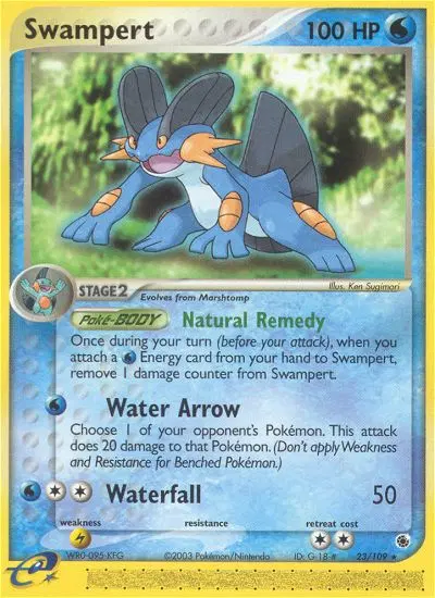 Swampert, Ruby & Sapphire 23/109