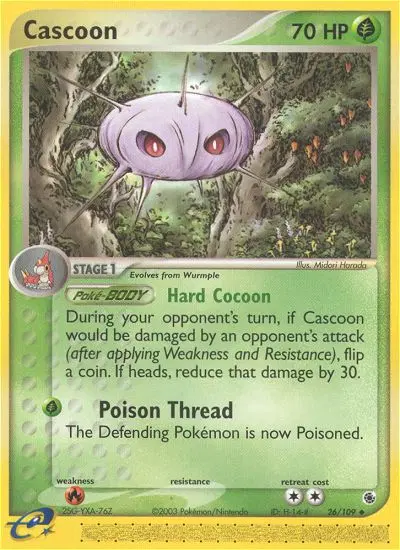 Cascoon, Ruby & Sapphire 26/109