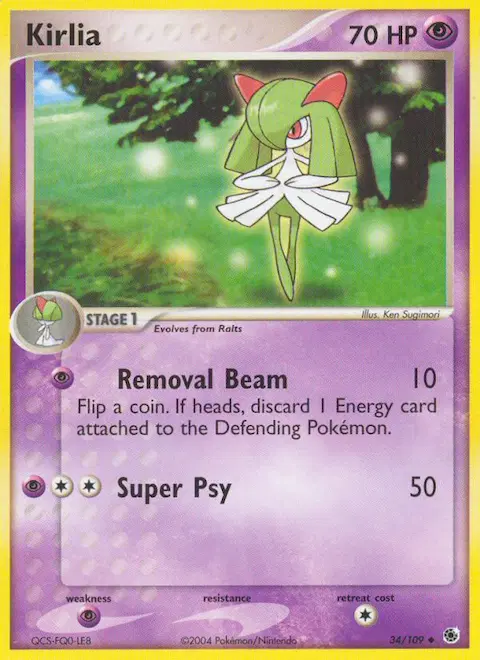 Kirlia, Ruby & Sapphire 34/109
