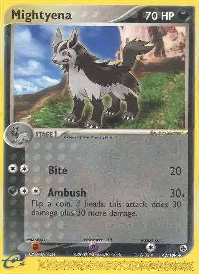 Mightyena, Ruby & Sapphire 42/109