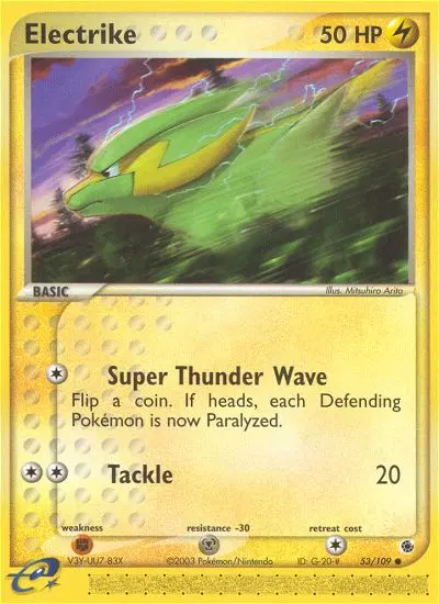 Electrike, Ruby & Sapphire 53/109