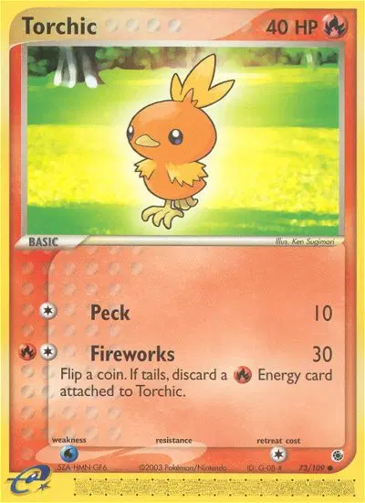 Torchic, Ruby & Sapphire 73/109