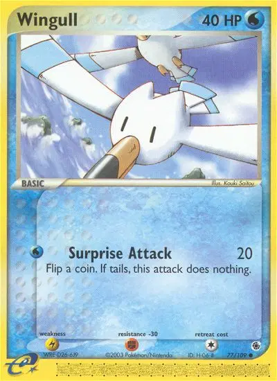 Wingull, Ruby & Sapphire 77/109