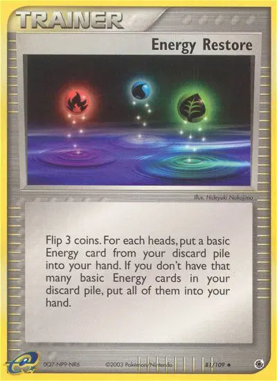 Energy Restore, Ruby & Sapphire 81/109