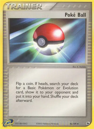 Poké Ball, Ruby & Sapphire 86/109