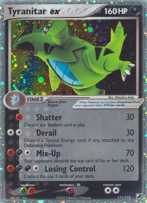 Tyranitar ex, Unseen Forces 111/115